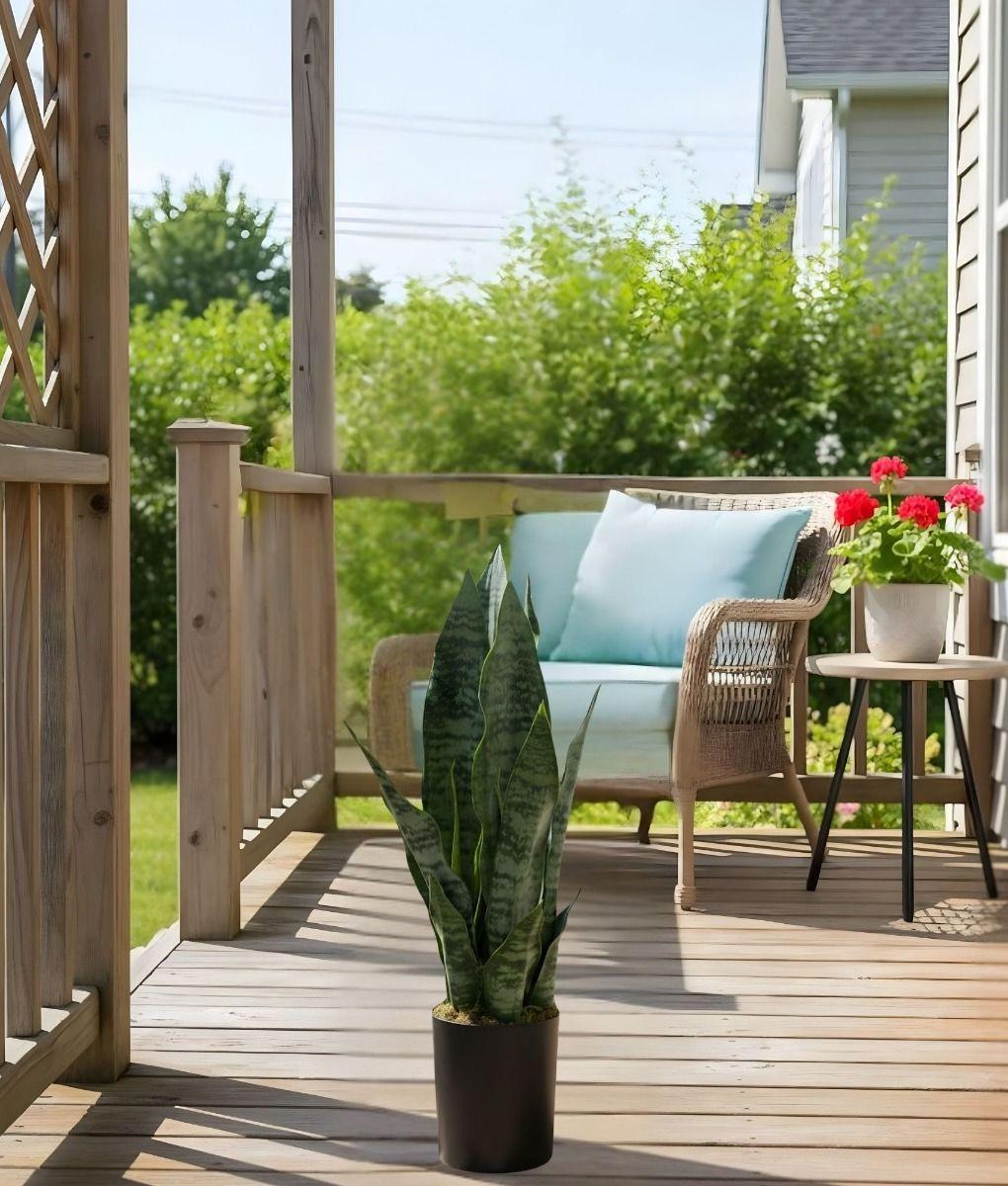 Planta Artificial Decorativa Interior Adorno Minimalista Jhn-8