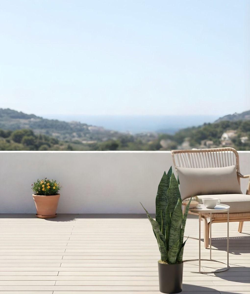 Planta Artificial Decorativa Interior Adorno Minimalista Jhn-9