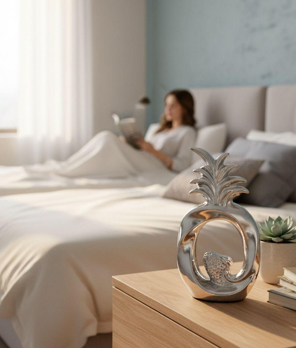 Figura Decorativa Piña Adorno Moderno Estatua Hogar Jhn-8