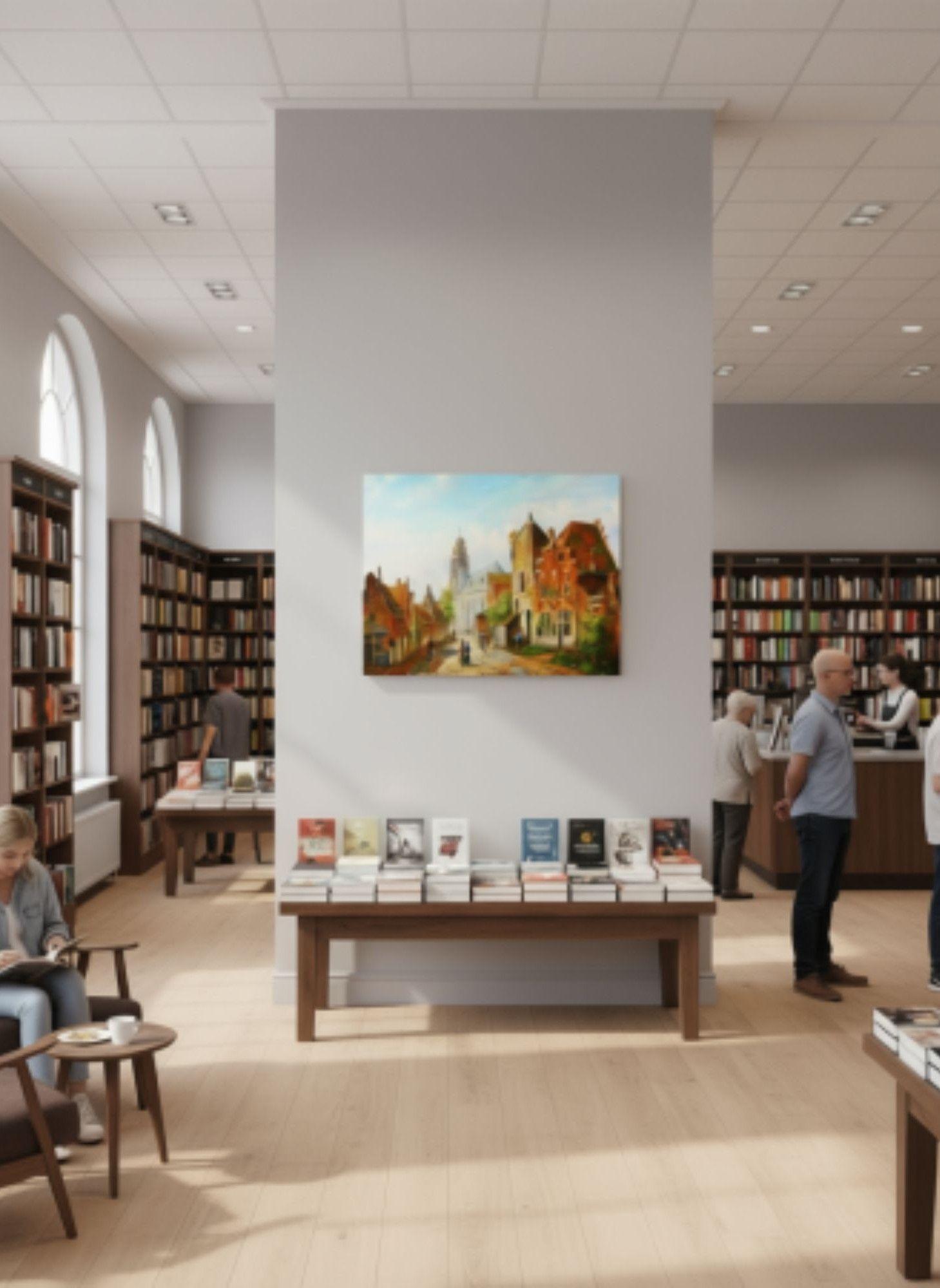 Cuadro Decorativo Pared Adorno Pueblo Decoración Hogar Jhn-3