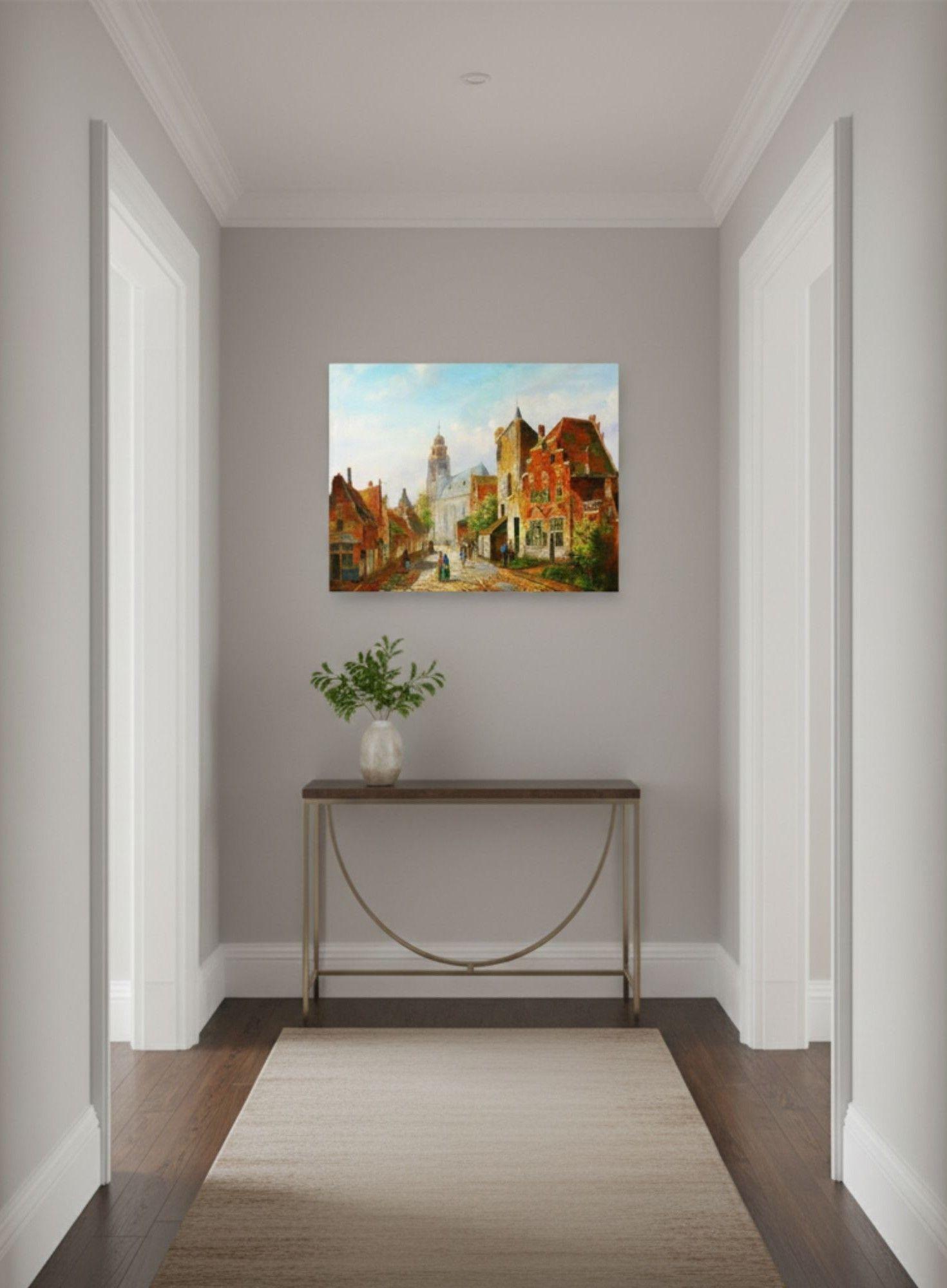 Cuadro Decorativo Pared Adorno Pueblo Decoración Hogar Jhn-6