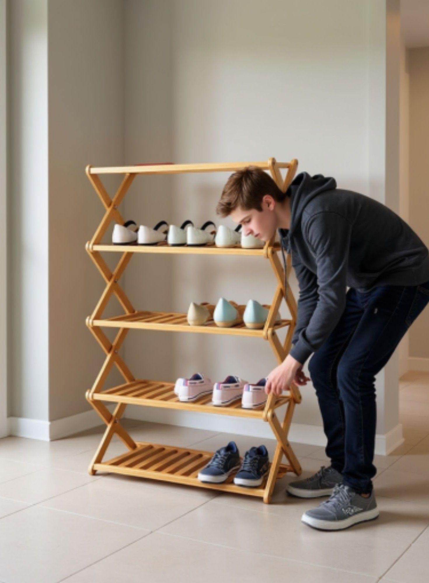 Zapatero Estante Organizador Zapatos Multifuncional Jhn-3
