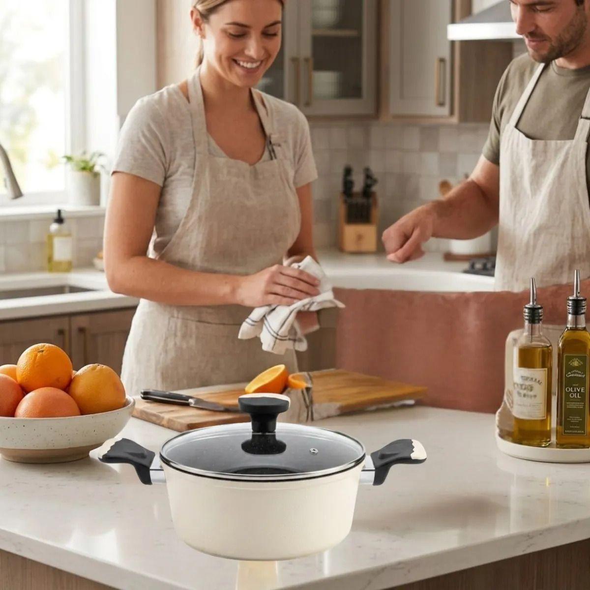 Olla Cocción Eficiente Tapa Cristal Asas Ergonómicas ALJ-3