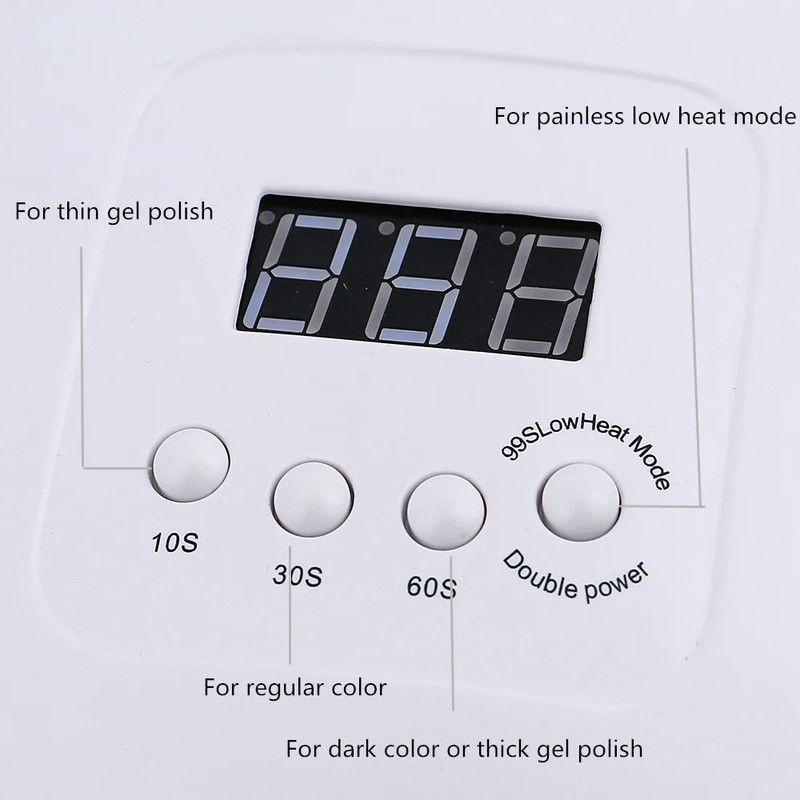 Lampara LED Ultravioleta 54W SunX Manicure Gel Secado Lau-7