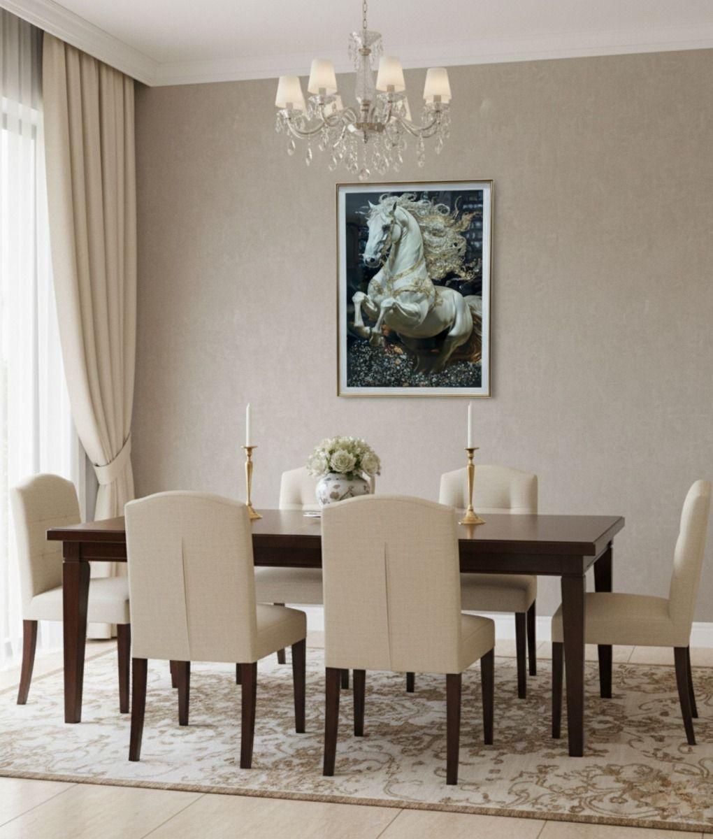 Cuadro Decorativo Escena Caballo Majestuoso Adorno Jhn-5