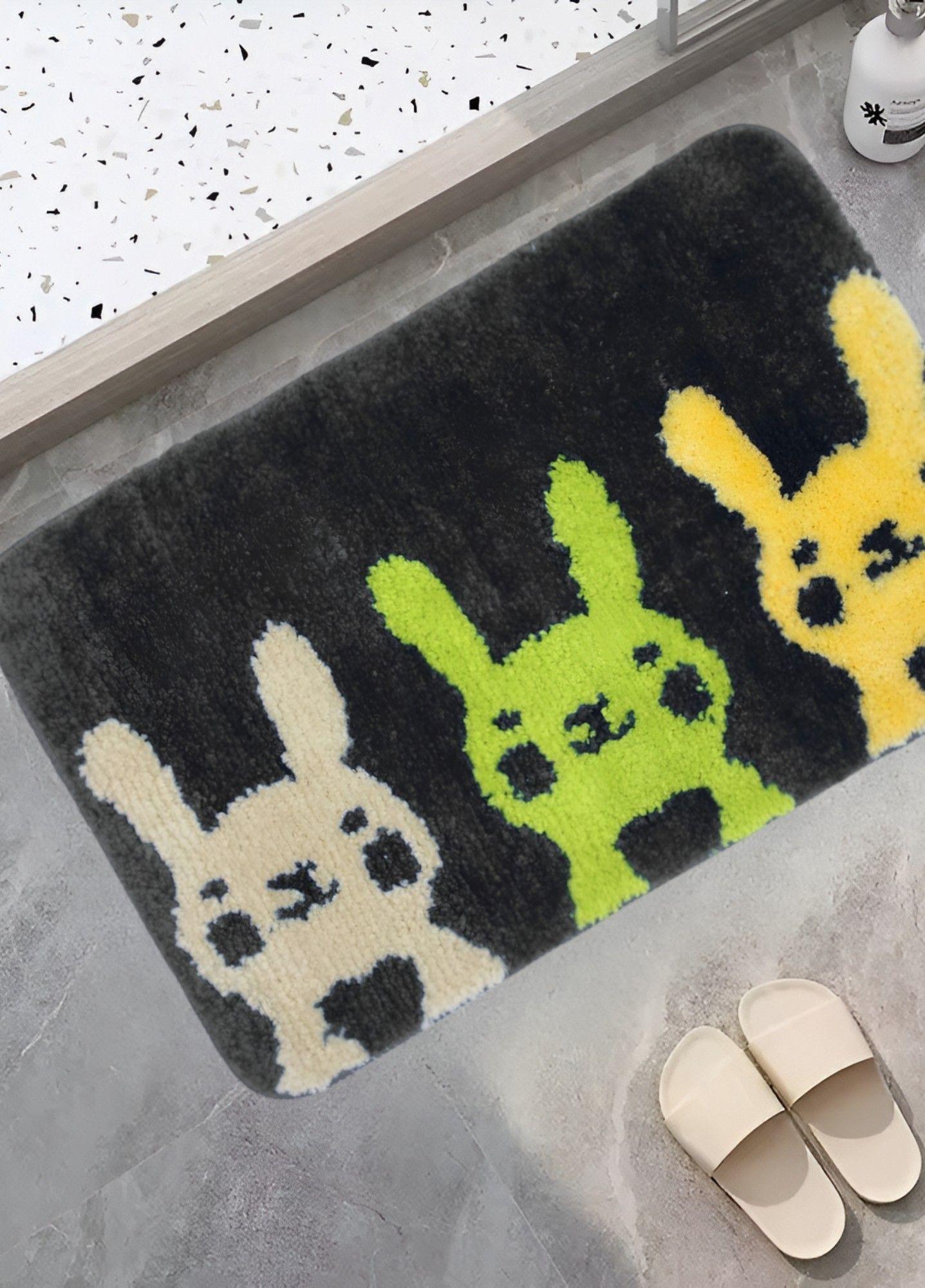 Alfombra Baño Absorbente Antideslizante Microfibra Jhn-2