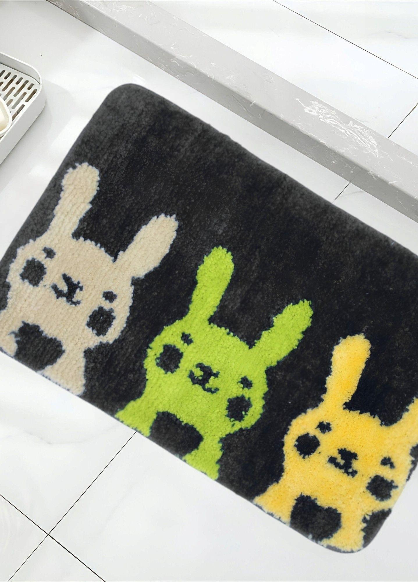 Alfombra Baño Absorbente Antideslizante Microfibra Jhn-3