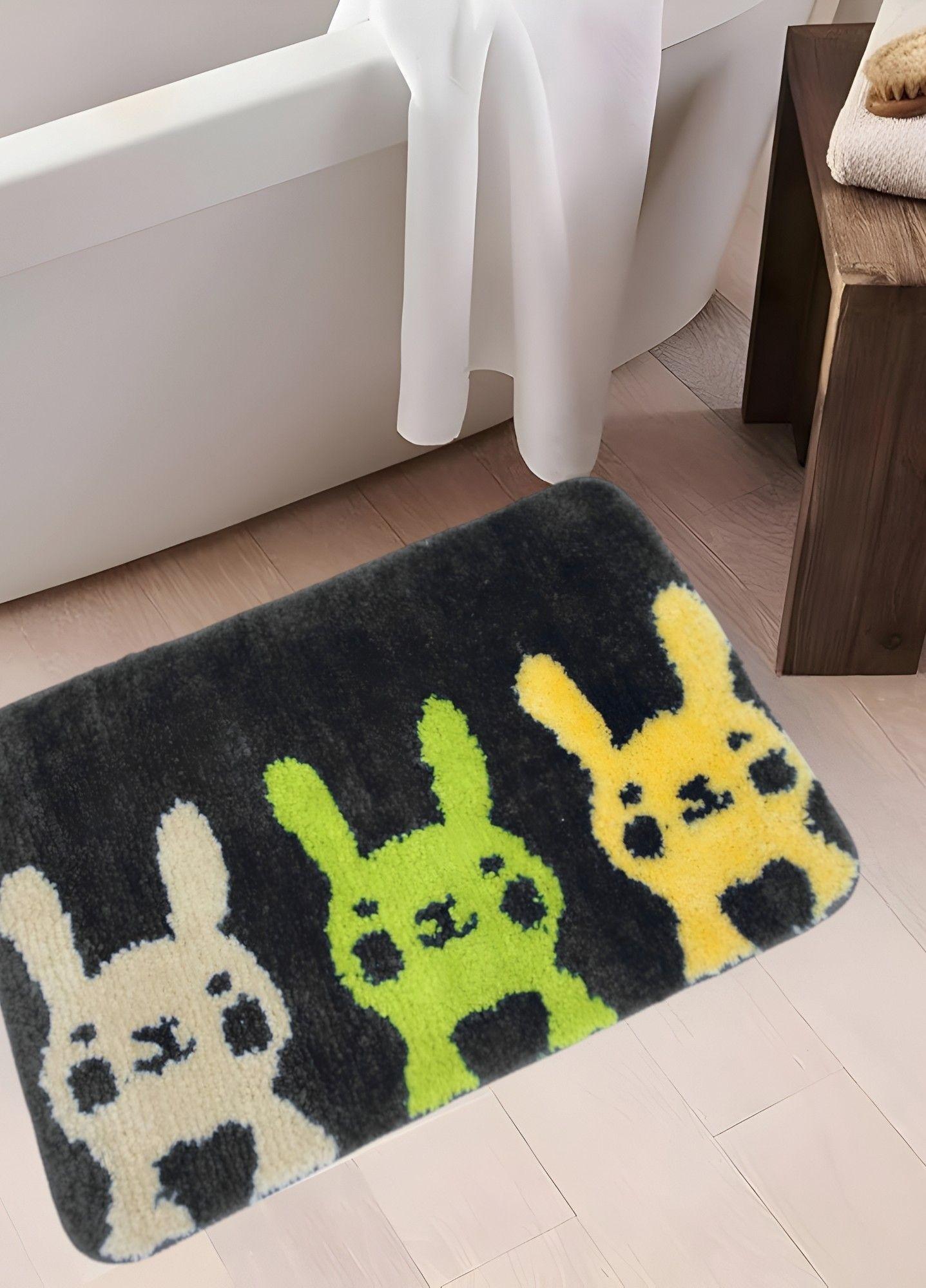 Alfombra Baño Absorbente Antideslizante Microfibra Jhn-7