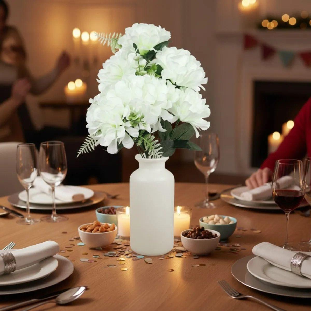 Set 3 Ramo Floral Ornamental Artificial Diseño Peonía Jhn-3