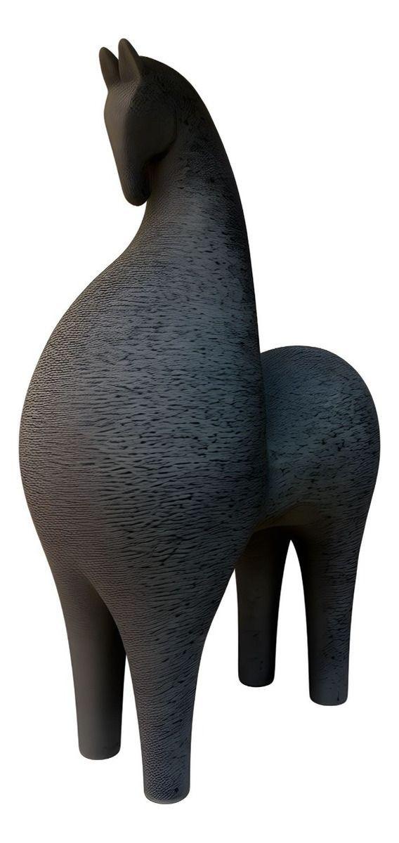 Estatua Caballo Elegante Figura Decorativa Estilizada Jhn-2