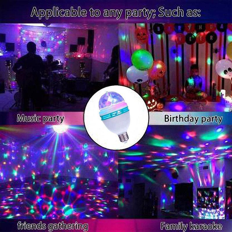 Bombilla Colores Giratorio Cristal Disco DJ Rondon-5