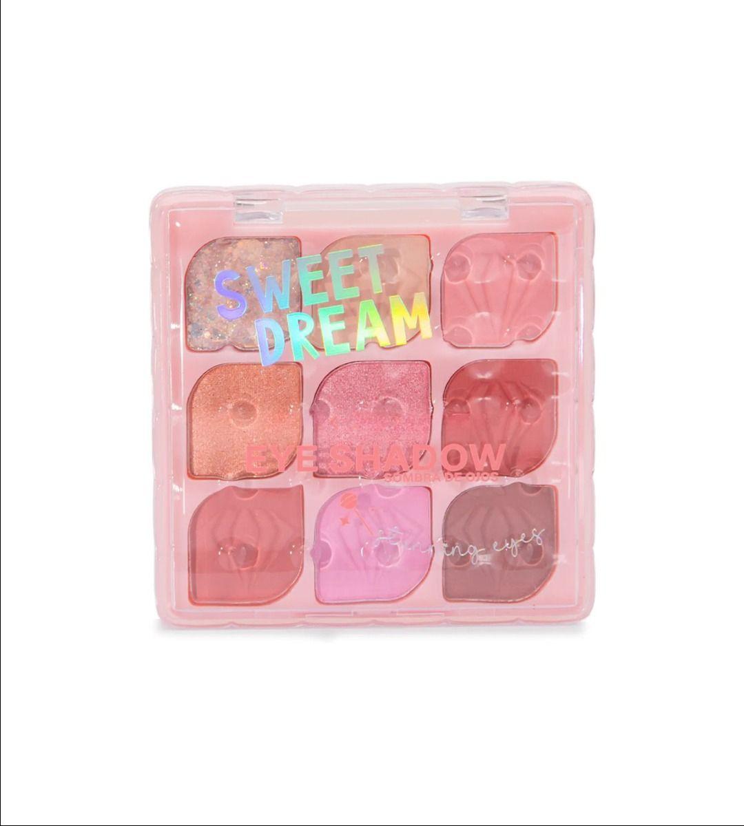 Set 2 Sombra Ojos Paleta Multifuncional Polvo 9 Colores Jhn-0