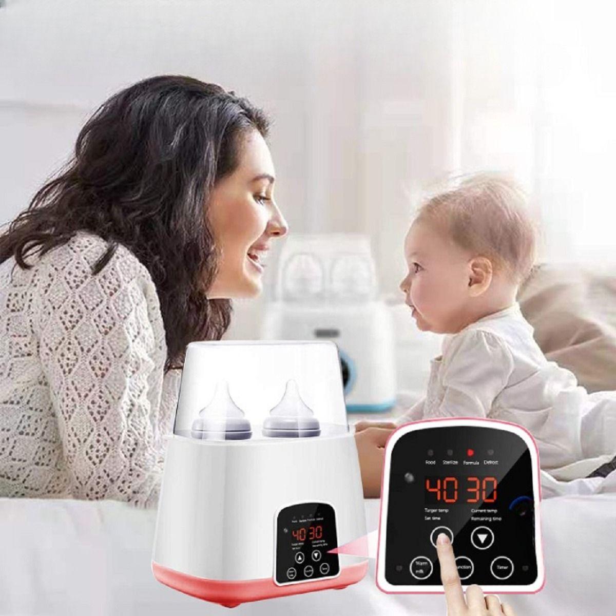 Calentador Mamadera Biberon Esterilizador Bebes Lau-5