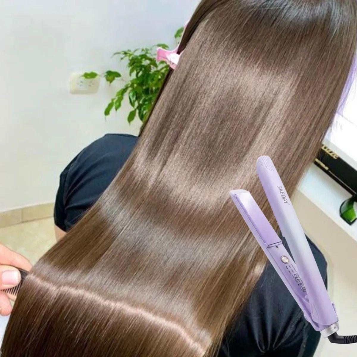 Plancha Cabello Profesional Alisadora Cable Giratorio ALJ-8