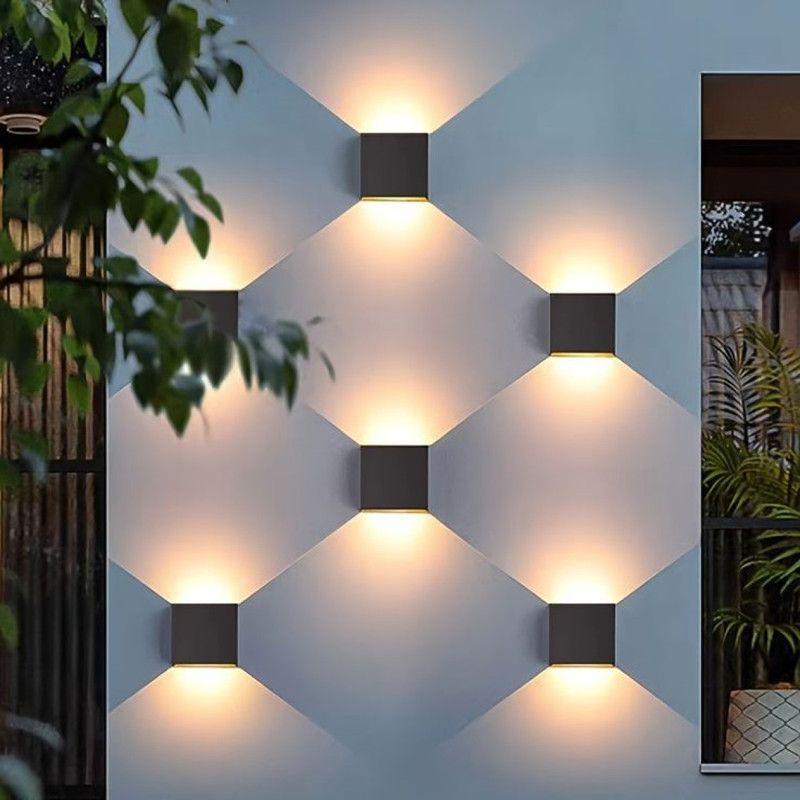 Aplique Pared Cuadrada Moderna Sala Escalera Led Lau-0