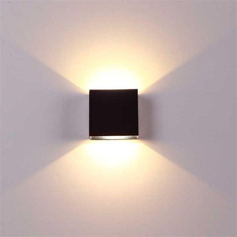 Aplique Pared Cuadrada Moderna Sala Escalera Led Lau-5