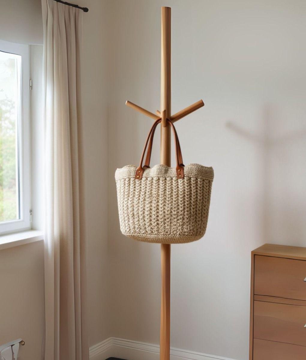 Cartera Moderna Tejida Bolso Diseño Minimalista Jhn-7