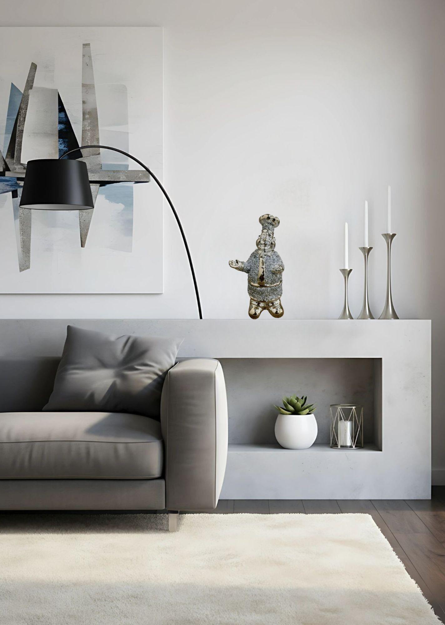 Figura Decorativa Estatua Chef Estilo Cocina Adorno Jhn-4