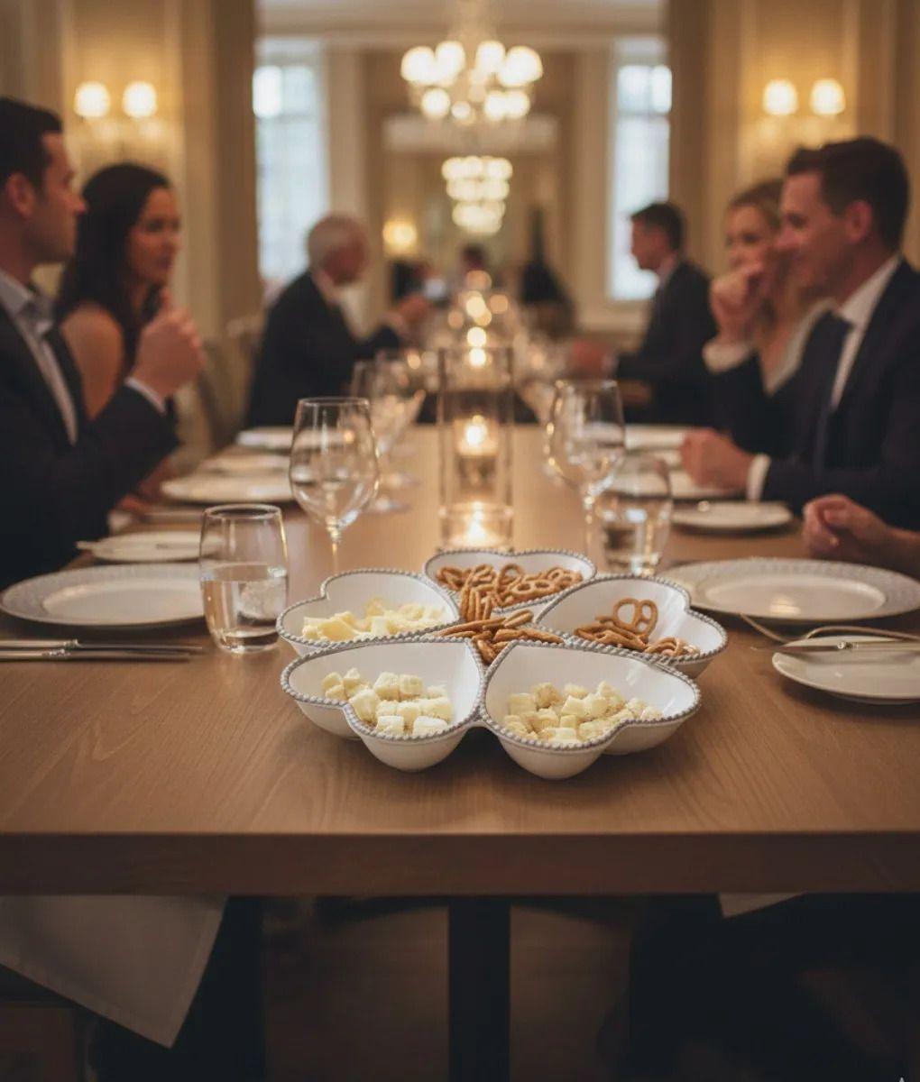 Bandeja Servir Decorativa 5 Compartimentos Adorno Jhn-5