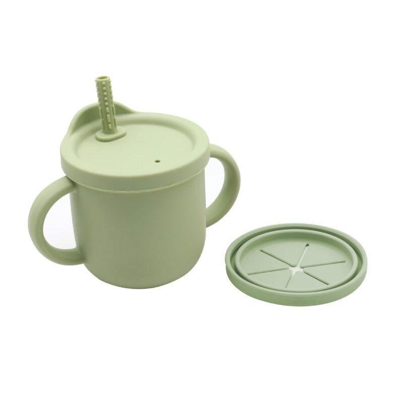 Set Vajilla Alimentación Bebe Platos Silicona Succión Rondon-3