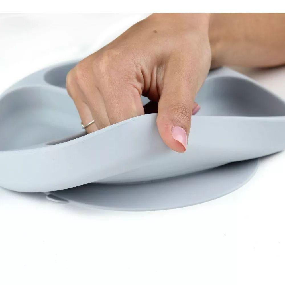 Set Vajilla Alimentación Bebe Platos Silicona Succión Rondon-6