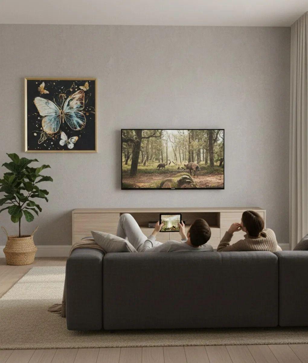 Cuadro Decorativo Pared Sinfonía Mariposas Cósmico Jhn-4