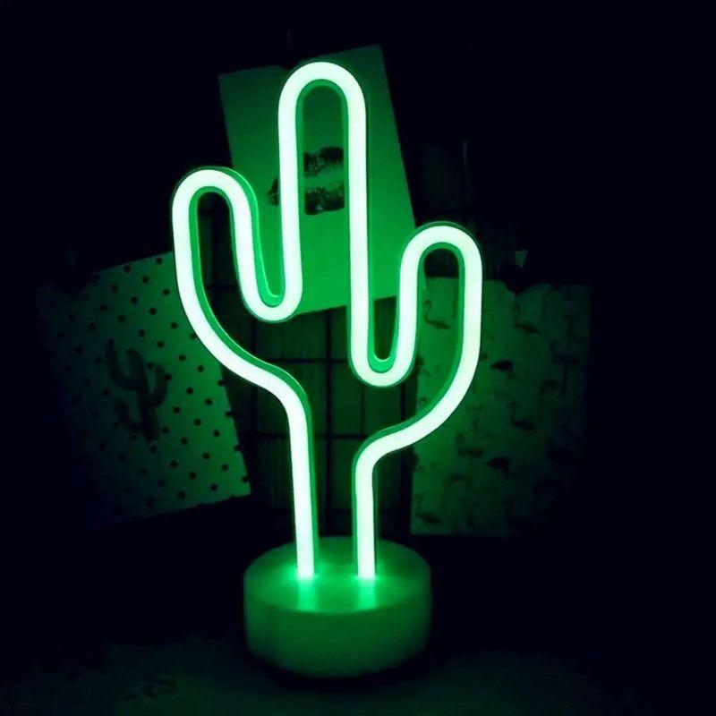 Lampara Cactus Decoracion Escritorio Niños Portati USB Lau-5