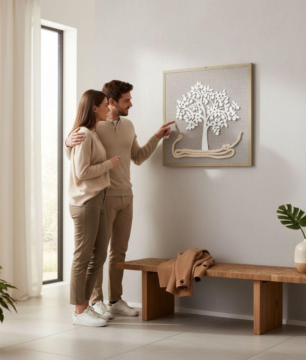 Cuadro Decorativo Árbol Vida Arte Adorno Pared Jhn-4