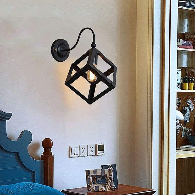 Aplique Pared Moderna Cubo Vintage Rondon-6