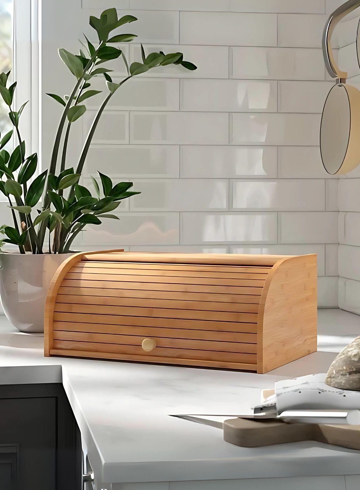 Panera Deslizante Recipiente Almacenamiento Mesa Jhn-7