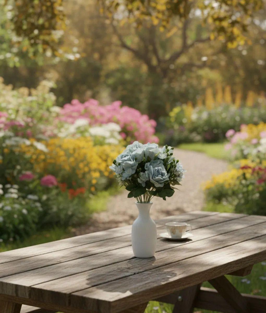 Ramo Artificial Flores Diseño Exquisito Decorativo Jhn-8