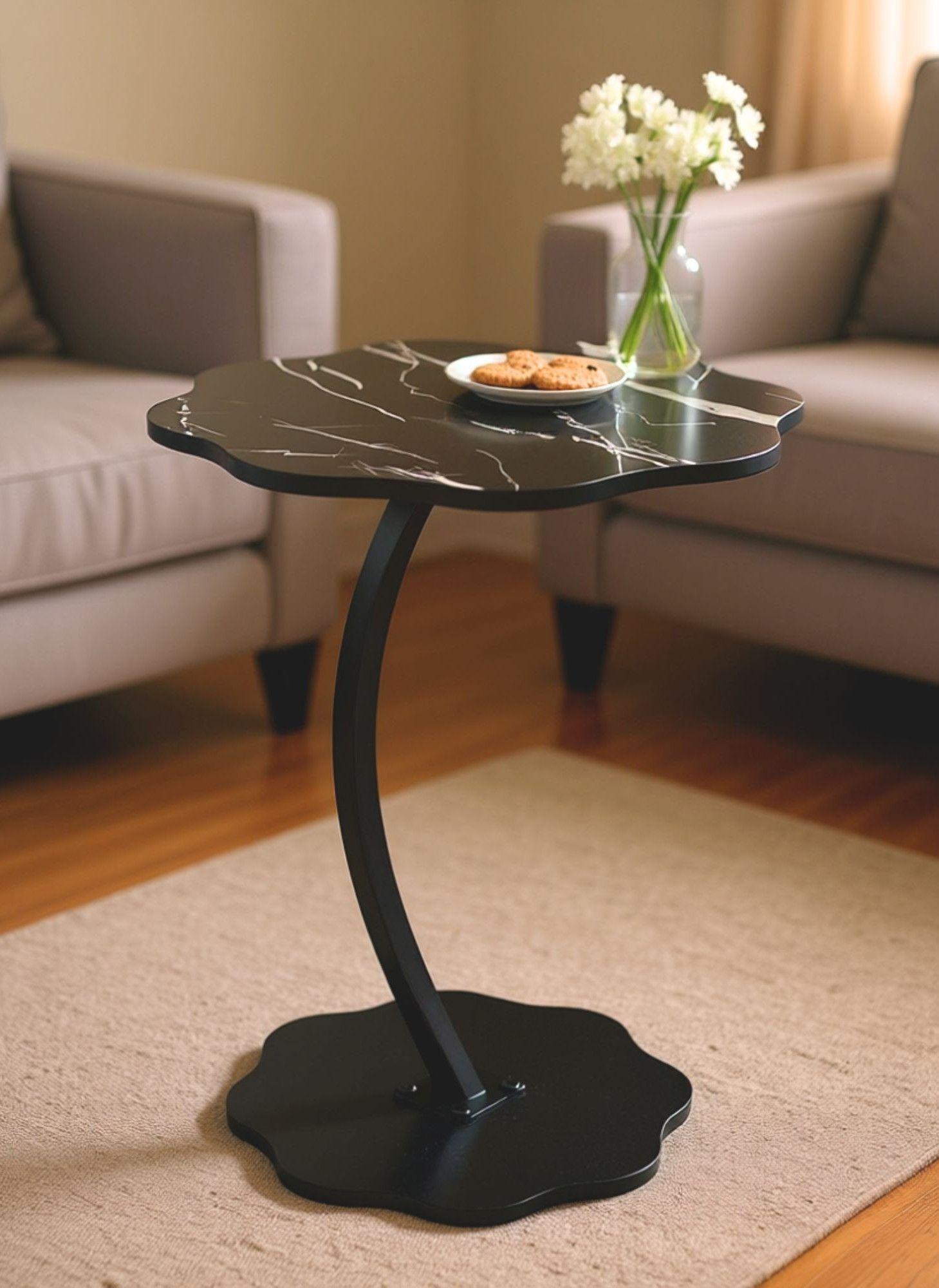 Mesa Centro Diseño Floral Decorativa Moderna Hogar Jhn-6