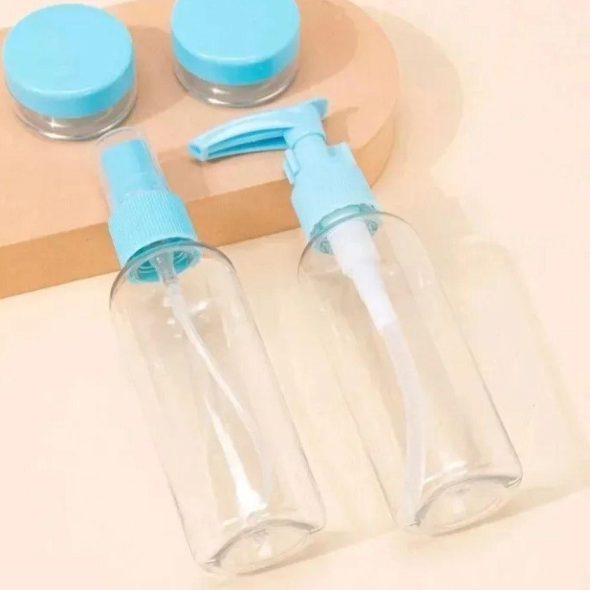 SET 4 PACK DE BOTELLAS VACIAS DE VIAJE ATOMIZADOR ENVASE LAU-2