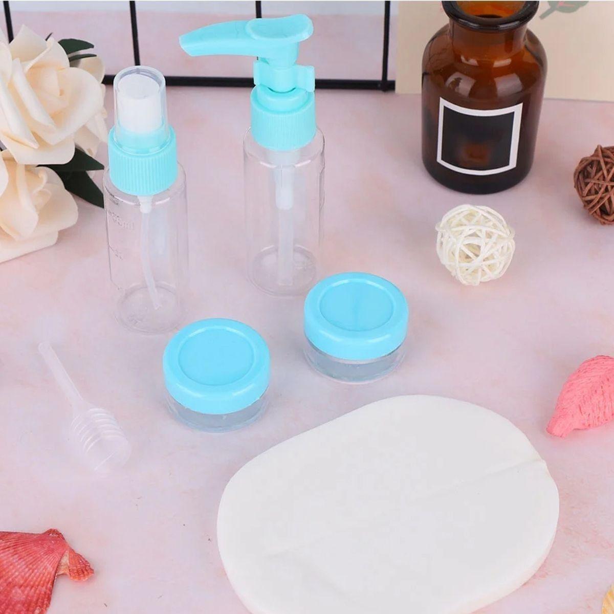 SET 4 PACK DE BOTELLAS VACIAS DE VIAJE ATOMIZADOR ENVASE LAU-4