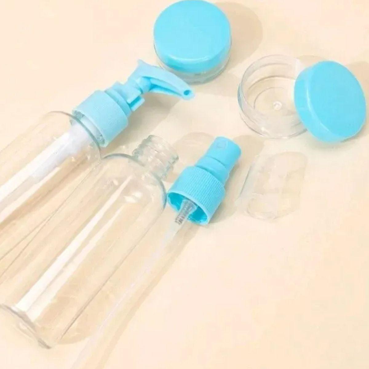 SET 4 PACK DE BOTELLAS VACIAS DE VIAJE ATOMIZADOR ENVASE LAU-5