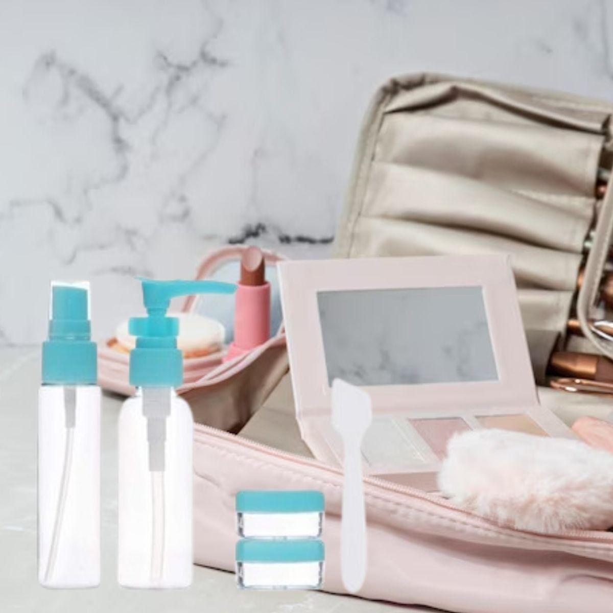 SET 4 PACK DE BOTELLAS VACIAS DE VIAJE ATOMIZADOR ENVASE LAU-8