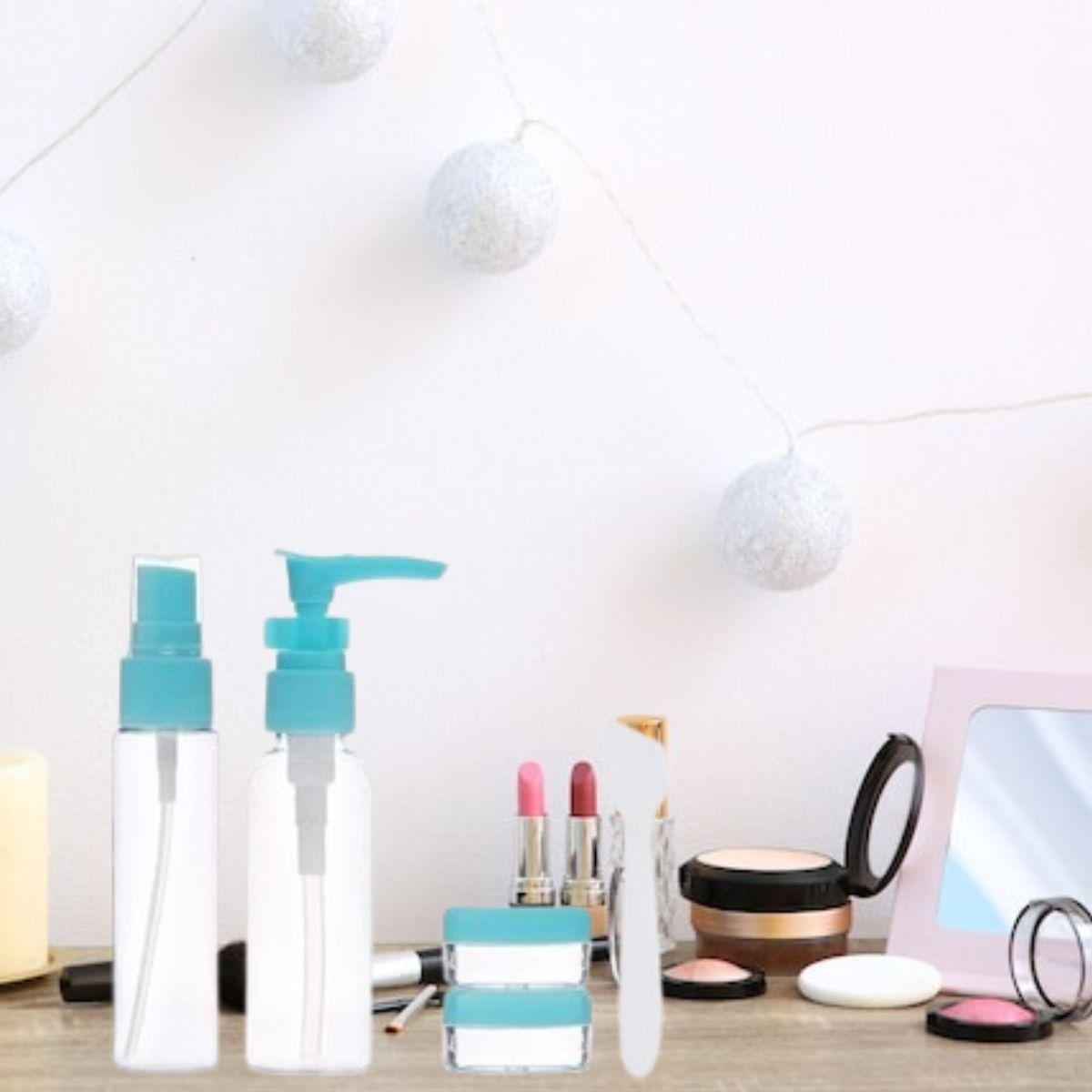 SET 4 PACK DE BOTELLAS VACIAS DE VIAJE ATOMIZADOR ENVASE LAU-9