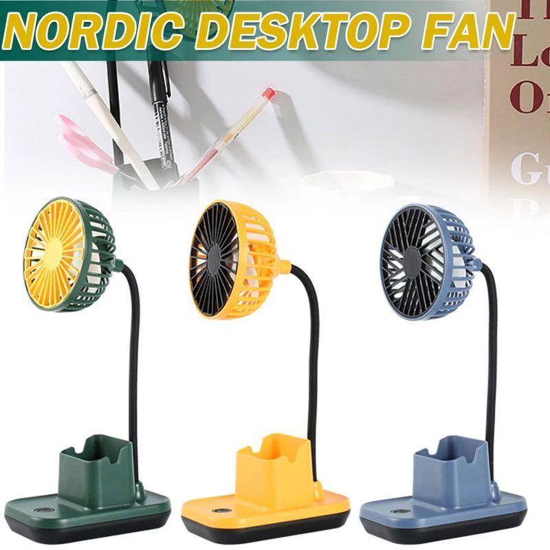 Ventilador Escritorio Portatil Aire Recargable Usb Rondon-4