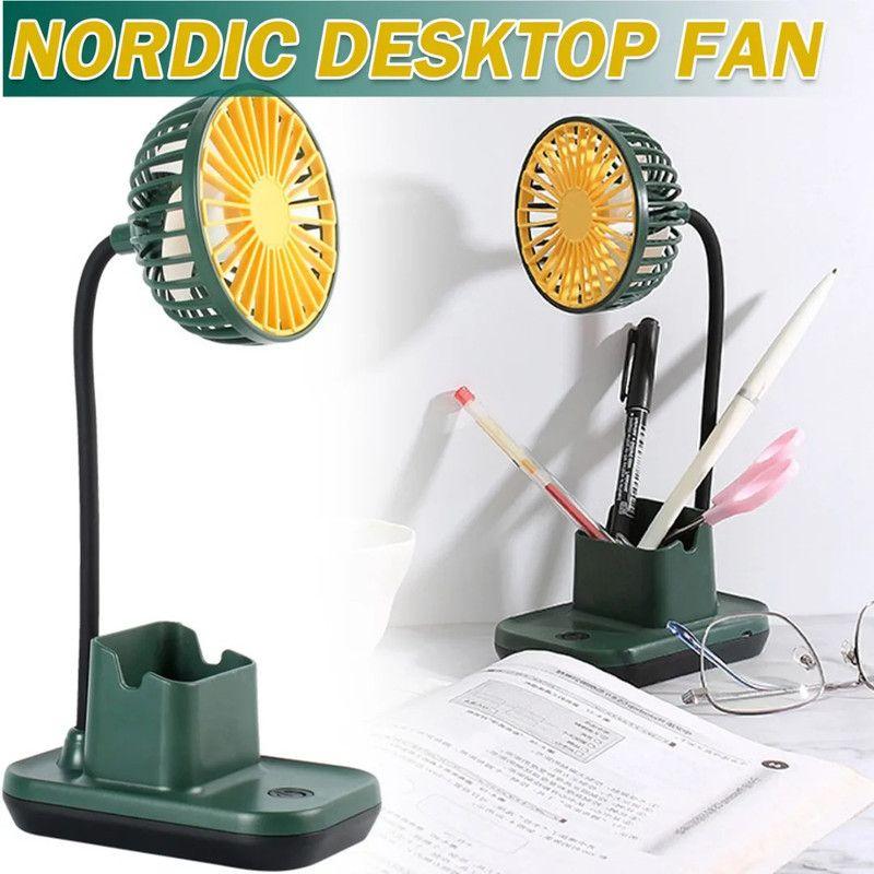 Ventilador Escritorio Portatil Aire Recargable Usb Rondon-5