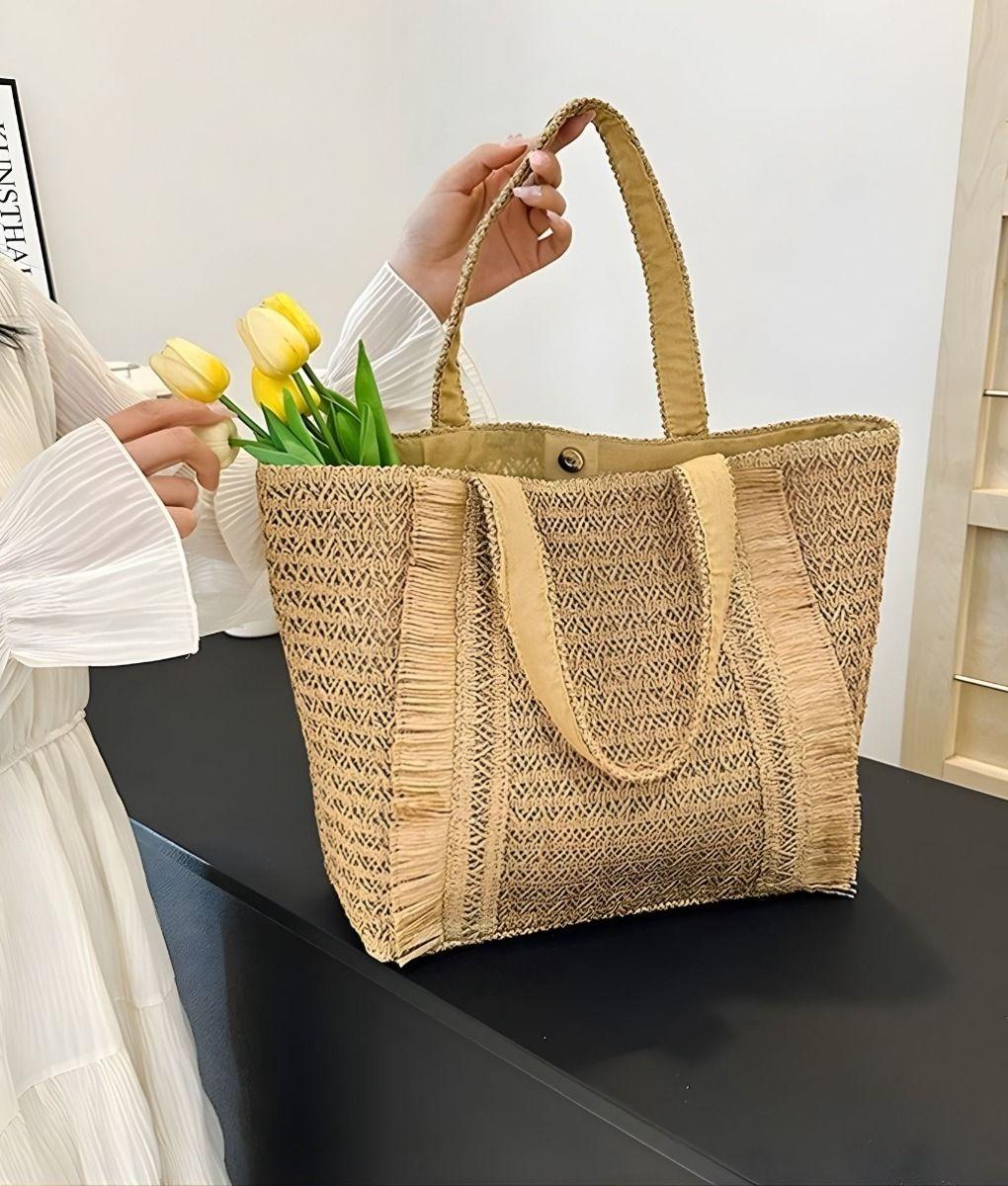 Cartera Moderna Bolso Mano Mujer Elegante Casual Jhn-4