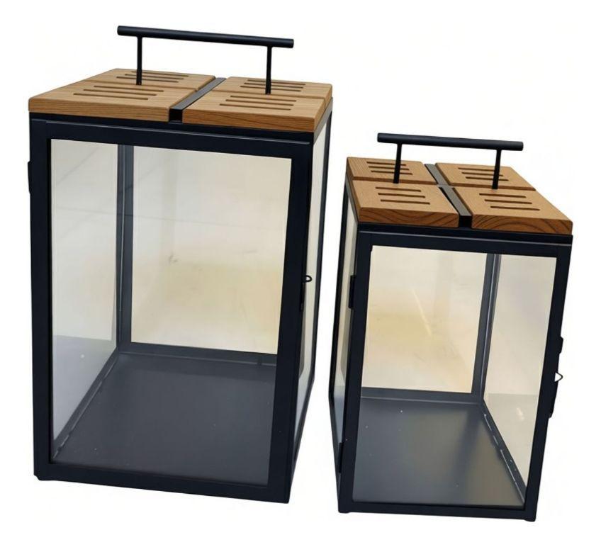 Set 2 Portavelas Diseño Moderno Decorativo Adorno Hogar Jhn-1