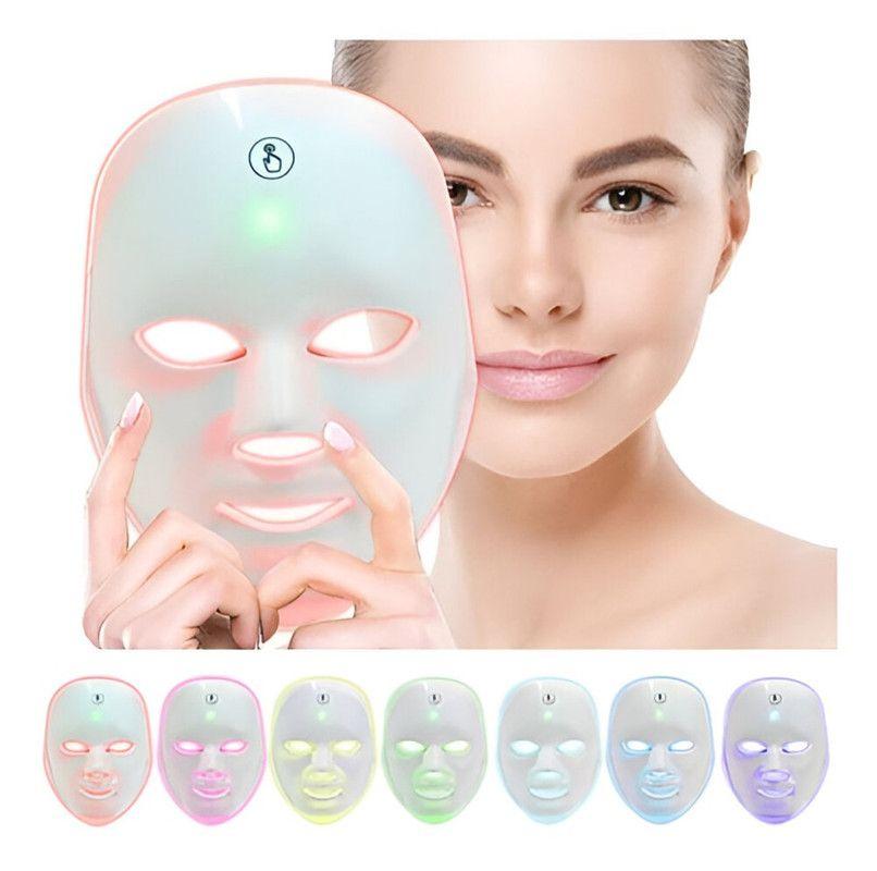 Mascara Facial Led Cuidado Piel Anti Envejecimiento Rondon-7