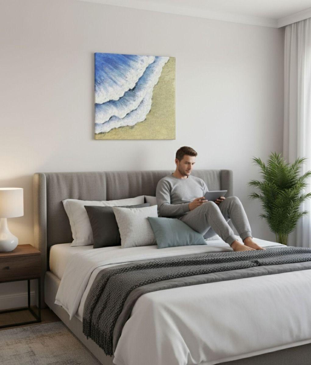 Cuadro Decorativo Adorno Pared Susurro Marea Playa Jhn-2