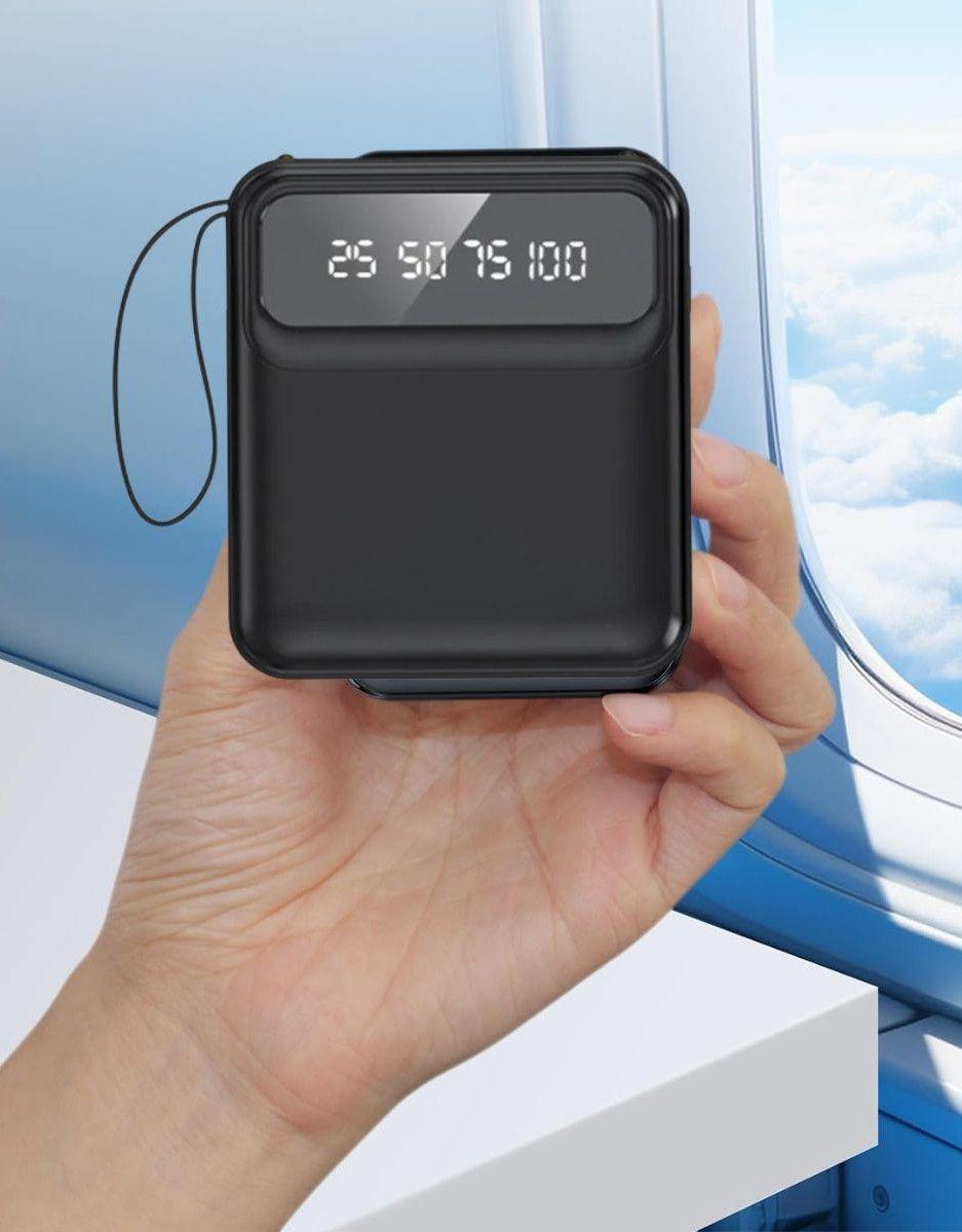 Cargador Portátil Pantalla Digital Integrado Práctico Jhn-2