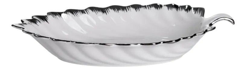 Bandeja Decorativa Servir Adorno Diseño Hoja Funcional Jhn-9