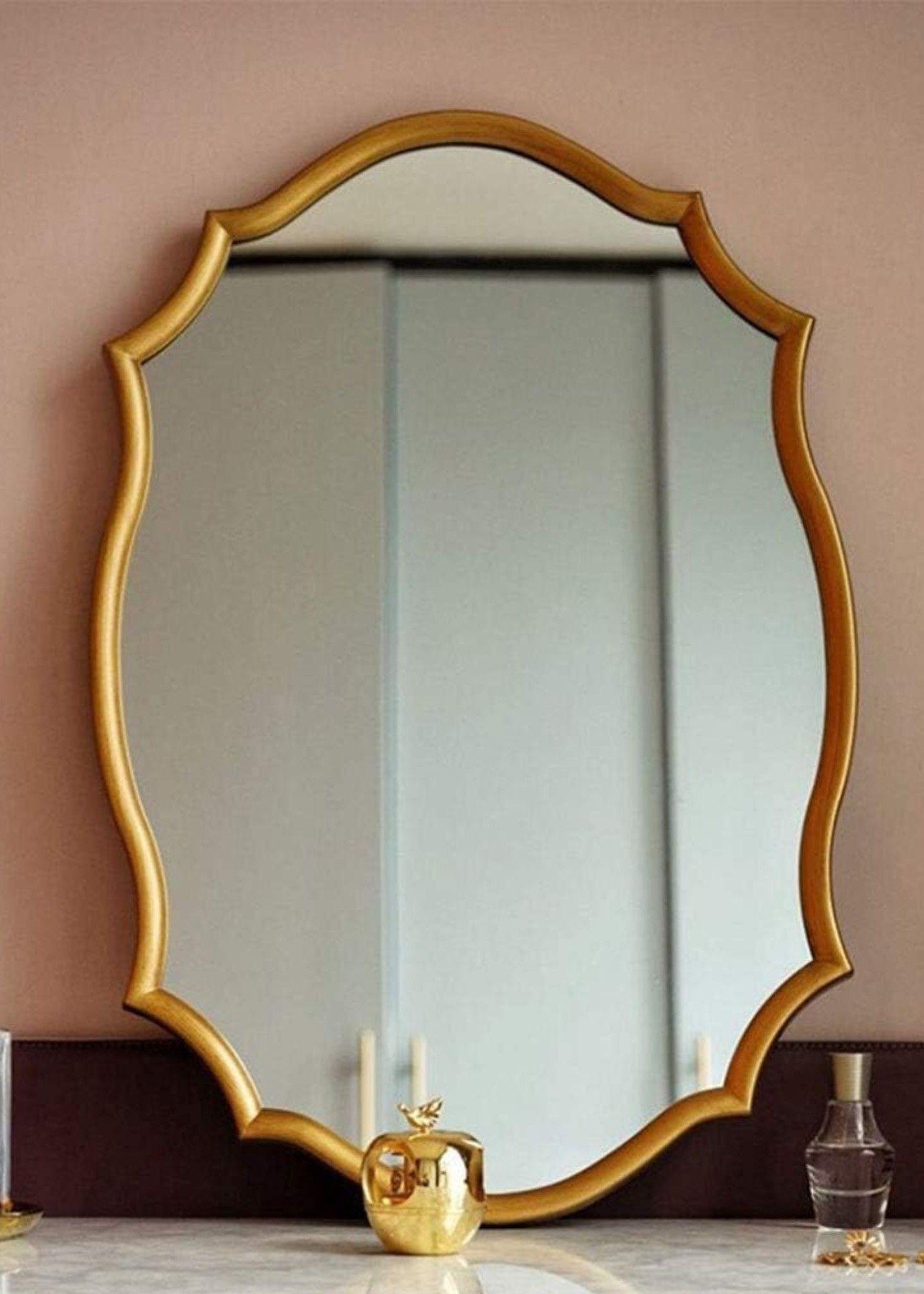 Espejo Pared Decorativo Elegante Ovalado Hogar Jhn-6