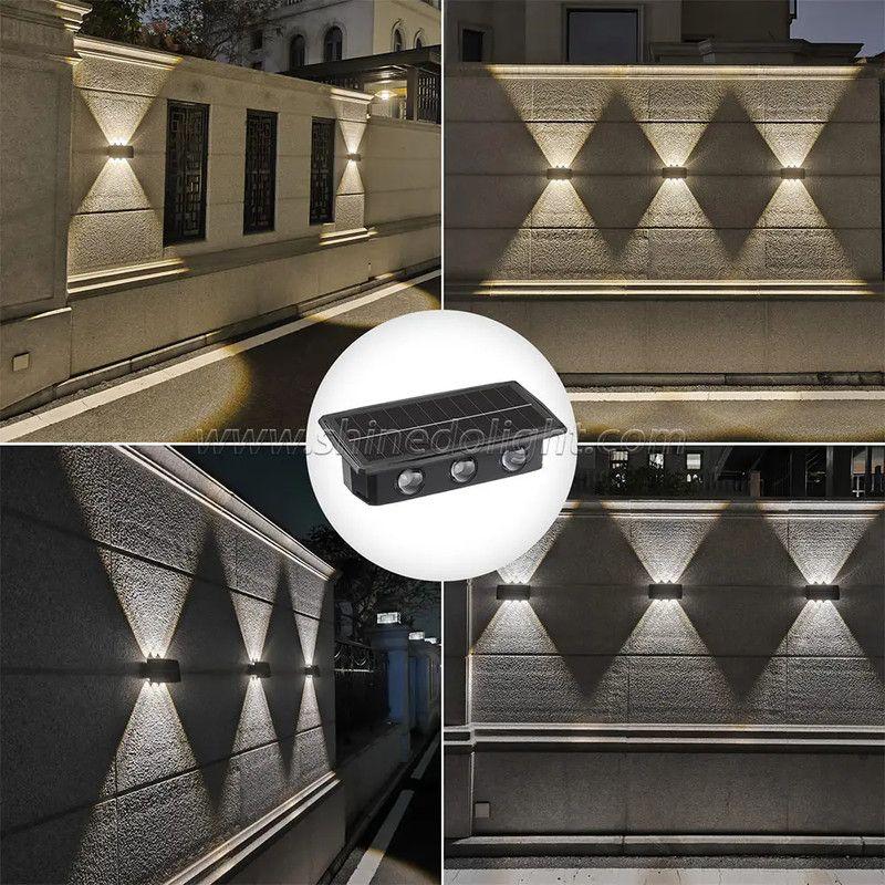 Reflector Solar Pared Led Exteriores Impermeable Rondon-8