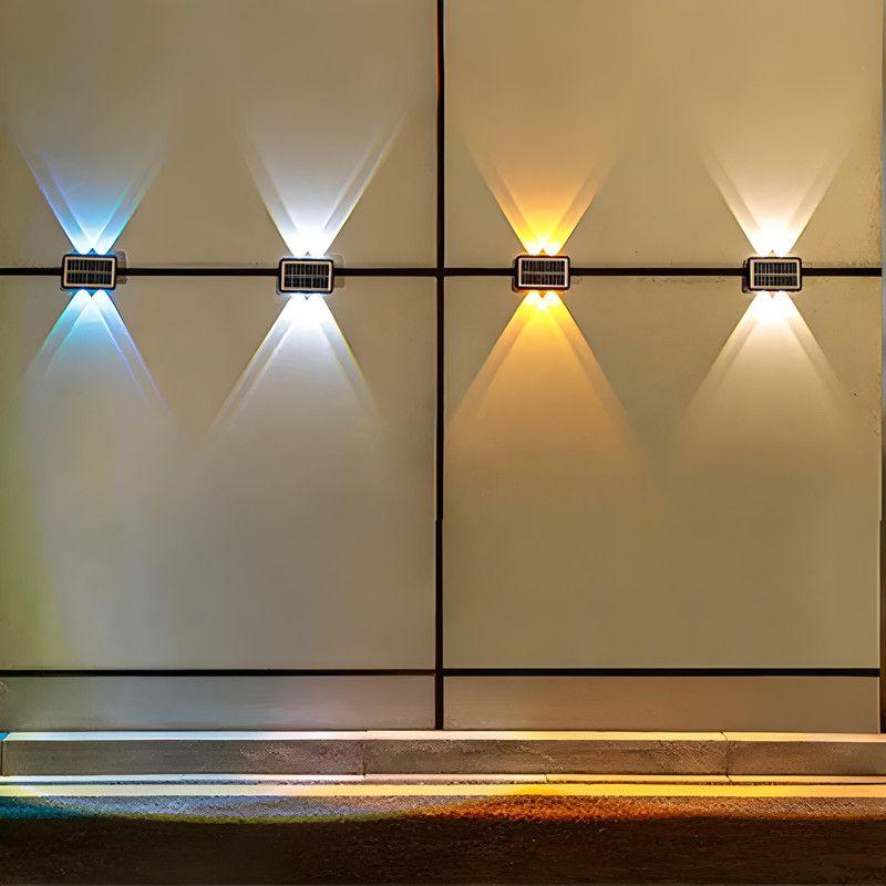 Reflector Solar Pared Led Exteriores Impermeable Rondon-9