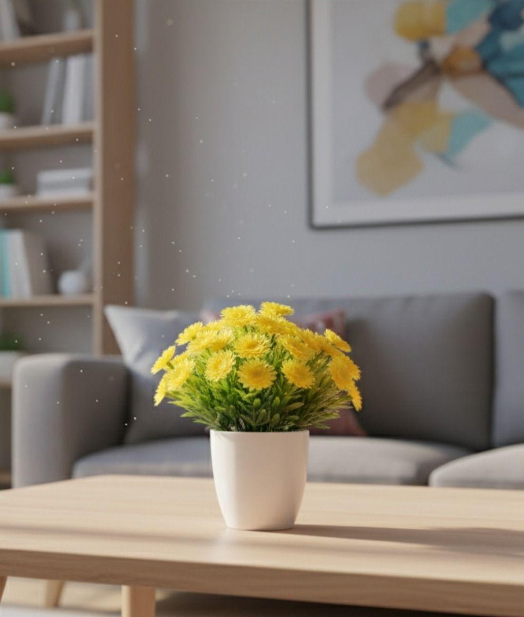 Set 2 Flores Artificiales Adorno Floral Silvestre Hogar Jhn-7