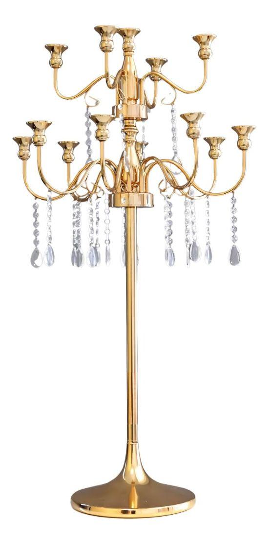 Candelabro Decorativo Lujo Majestuoso Pedestal Hogar Jhn-0